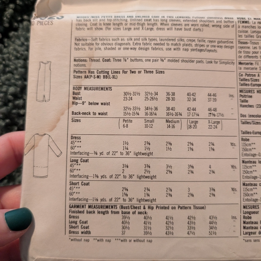 Simplicity pattern - Picture 2 of 3
